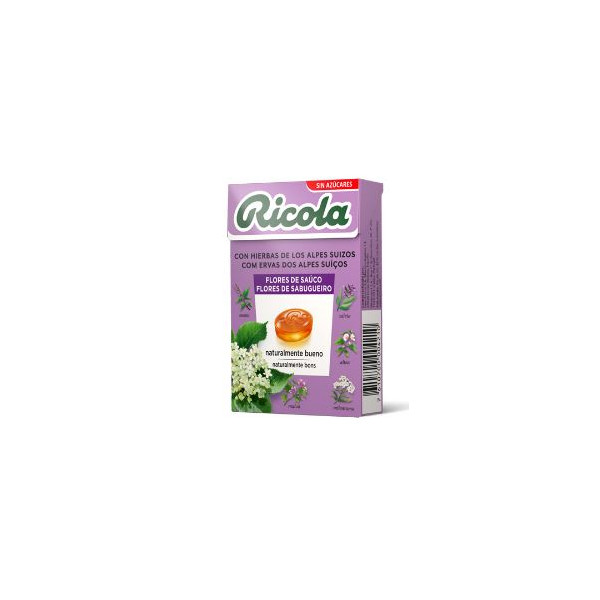 RICOLA CARAMELOS SIN AZUCAR FLOR DE SAUCO 50 g