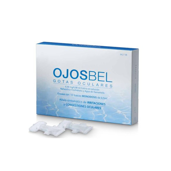 OJOSBEL COLIRIO 10 MONODOSIS SOLUCION 0.5 ML