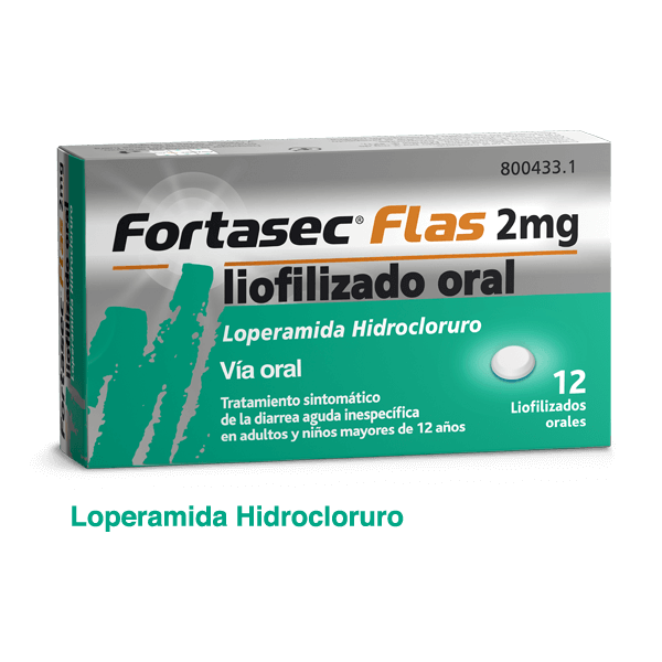 FORTASEC FLAS 2 MG 12 LIOFILIZADOS ORALES