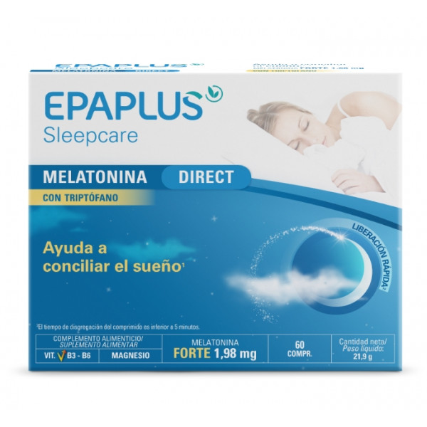 EPAPLUS SLEEPCARE MELATONINA CON TRIPTOFANO 60 COMPRIMIDOS