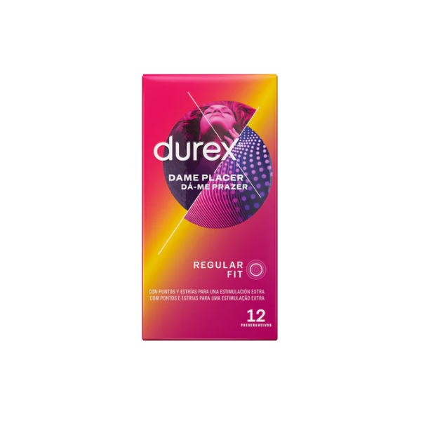 DUREX DAME PLACER PRESERVATIVOS 12 U
