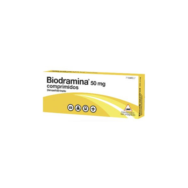 BIODRAMINA CAFEINA 12 COMPRIMIDOS