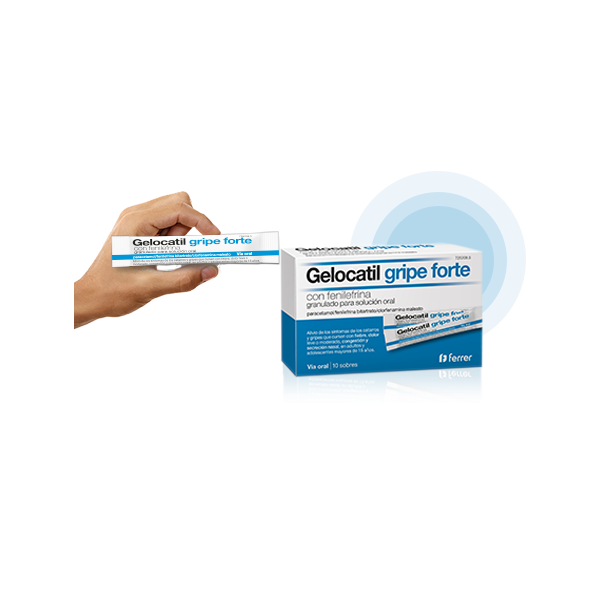 GELOCATIL GRIPE FORTE CON FENILEFRINA 10 SOBRES GRANULADO PARA SOLUCION ORAL