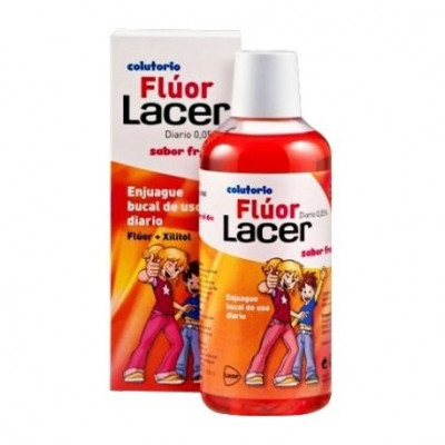 LACER FLUOR DIARIO JUNIOR FRESA 500 ML