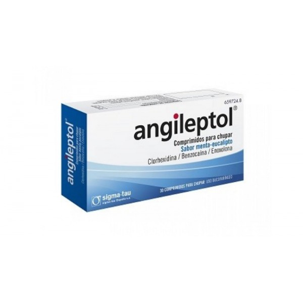 ANGILEPTOL 30 COMPRIMIDOS PARA CHUPAR MENTA-EUCA