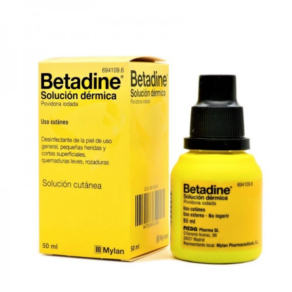 BETADINE 10% SOLUCION TOPICA 1 FRASCO 125 ML
