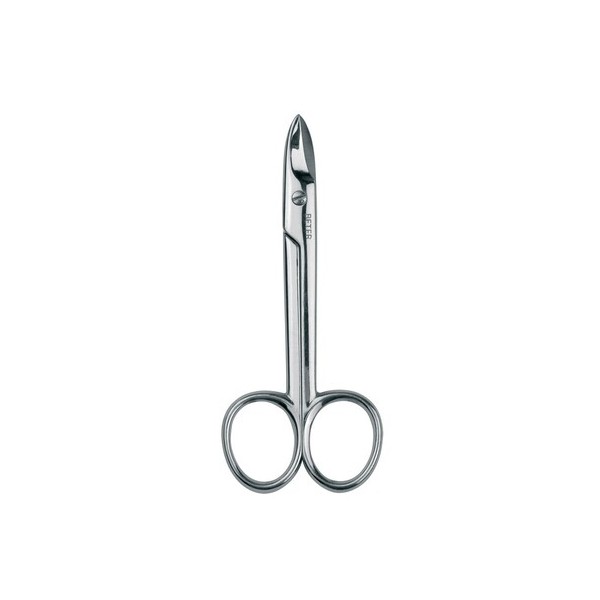 BETER TIJERA PEDICURA NIQUELADA PUNTA CURV 24033