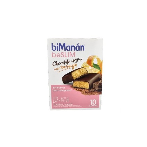 BIOMANAN P BAR CHOC NAR 10 UN SUSTITUTIVAS