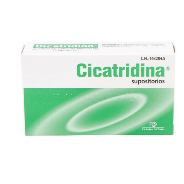 CICATRIDINA 10 SUPOSITORIOS