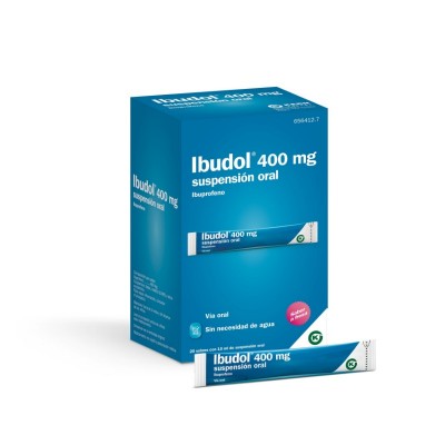 IBUDOL 400 MG 20 SOBRES SUSPENSION ORAL