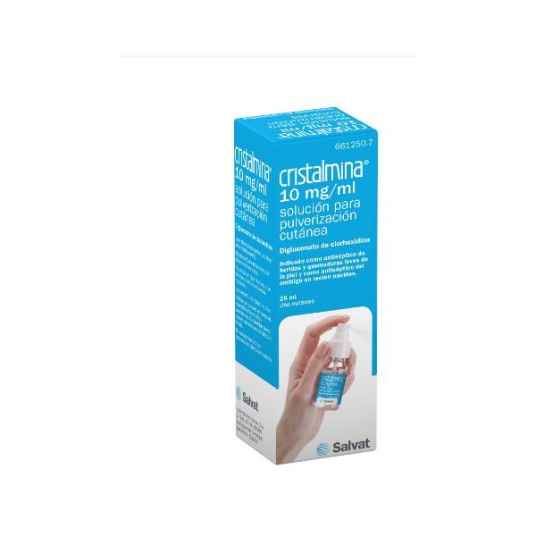 CRISTALMINA 10 MG/ML SOLUCION TOPICA 1 FRASCO 12