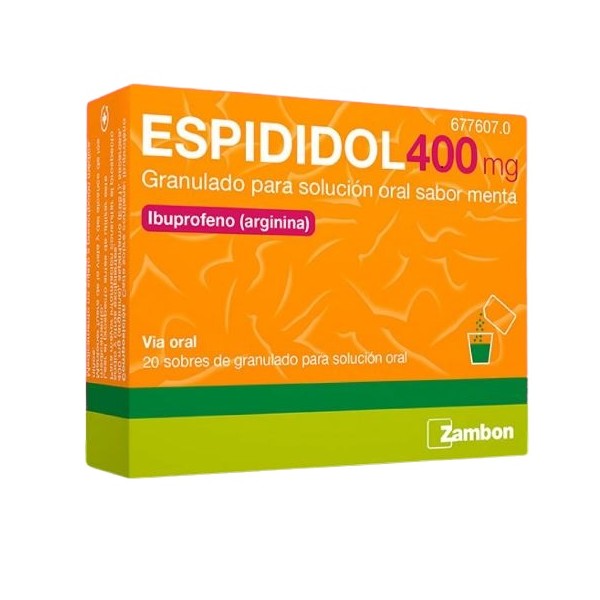 ESPIDIDOL 400 MG 20 SOBRES GRANULADO SOLUCIÓN ORAL