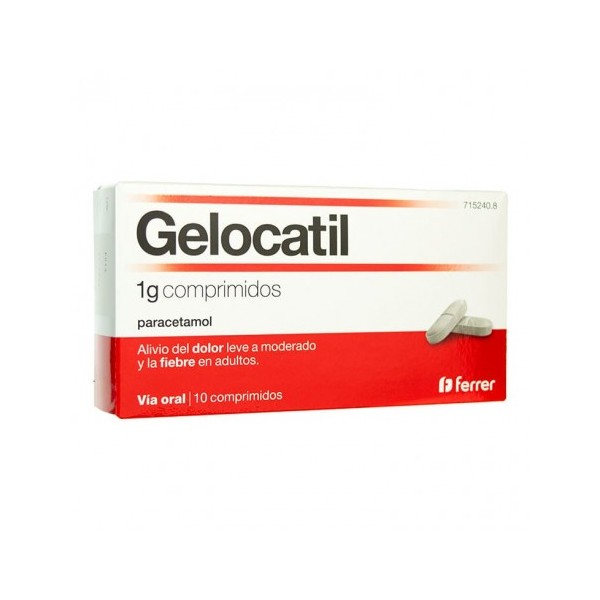 GELOCATIL 1 G 10 COMPRIMIDOS