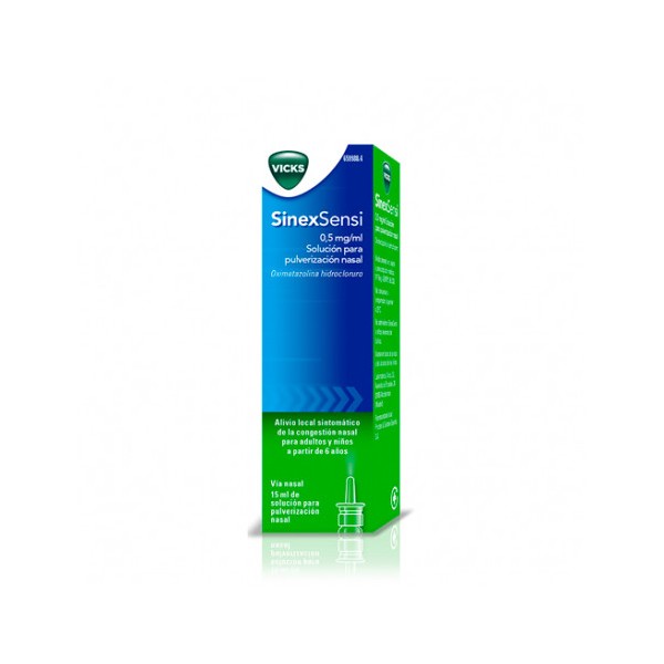 SINEXSENSI 0.5 MG/ML NEBULIZADOR NASAL (NASALVICKS ) 15 ML