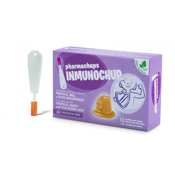 INMUNOCHUP 18 PASTILLAS SABOR FRUTAS DEL BOSQUE