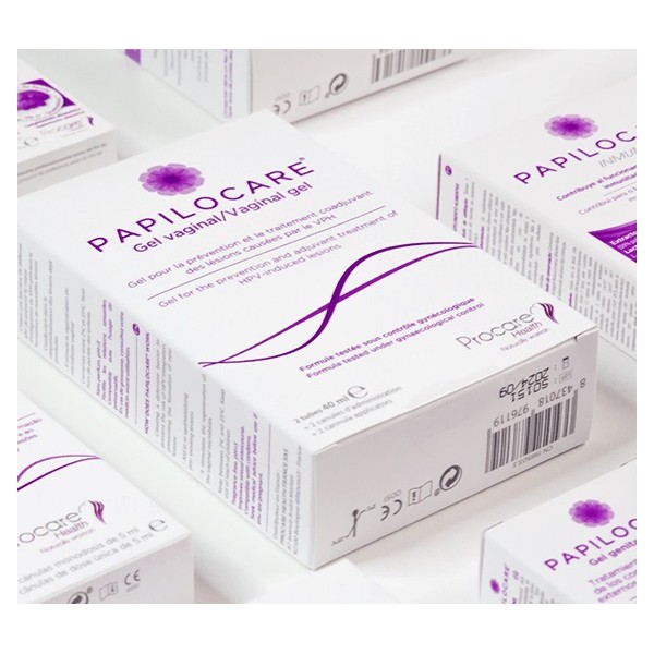 PAPILOCARE GEL VAGINAL 2 TUBOS 40 ML