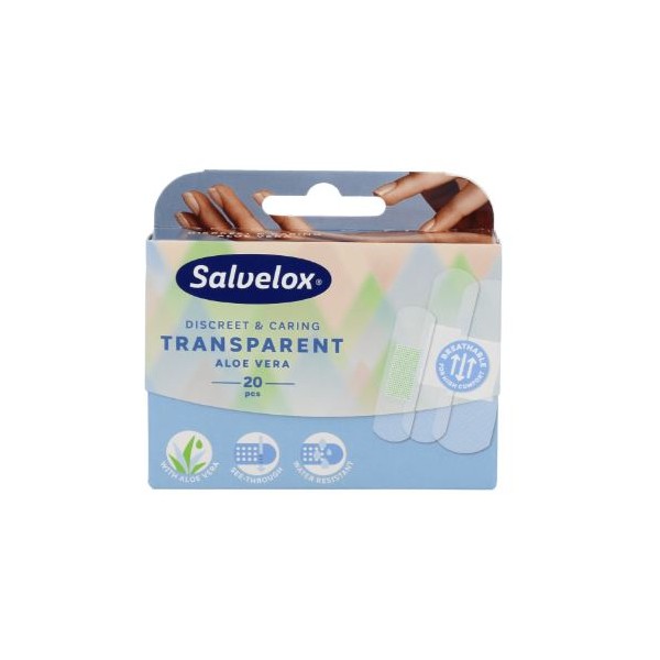 TIRITAS SALVELOX TRANSPARENT ALOE VERA 20  MIX