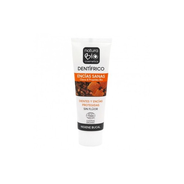 NATURA BIO DENTIFRICO SIN FLUOR  ENCIAS SANAS CLAVO&PROPOLEO