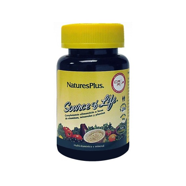 NATURES PLUS SOURCE OF LIFE 60 COMPRIMIDOS