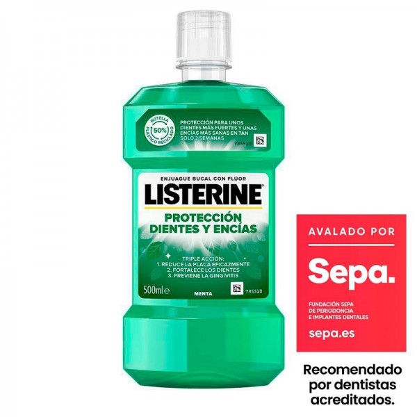 LISTERINE DIENTES Y ENCIAS 500 ML