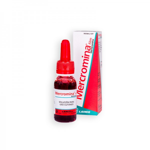 MERCROMINA FILM LAINCO 20 MG/ML SOLUCION TOPICA