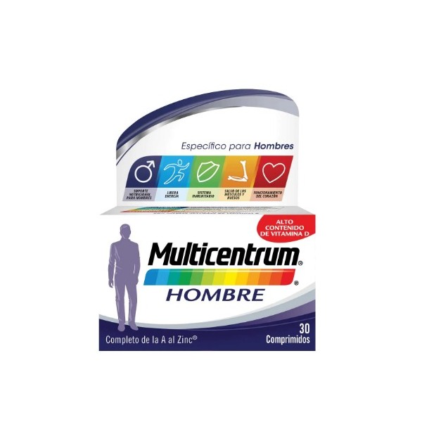 MULTICENTRUM HOMBRE 30 COMPRIMIDOS