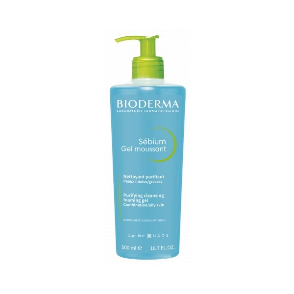 SEBIUM GEL MOUSSANT BIODERMA 500 ML