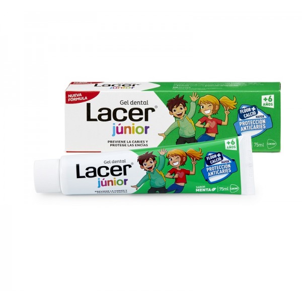 LACER JUNIOR GEL DENTAL 75 ML MENTA