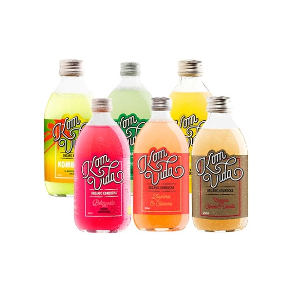 KOMBUCHA FRUTOS ROJOS 333 ML VOELKEL