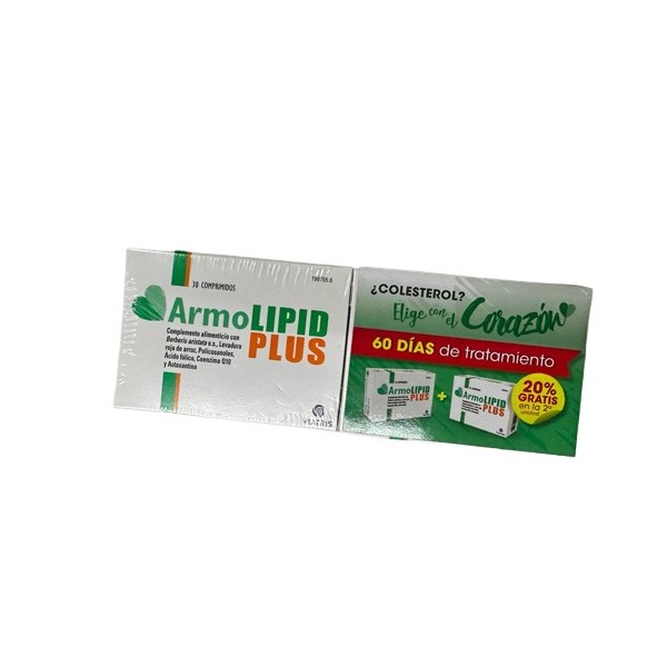 ARMOLIPID PLUS 2 ENVASES 30 COMPRIMIDOS