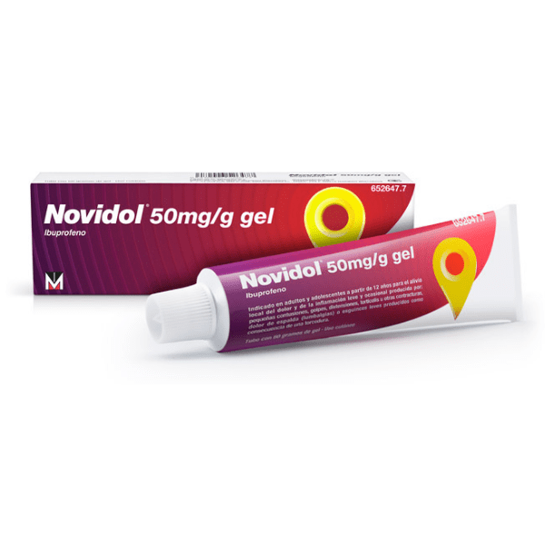 NOVIDOL 50 MG/G GEL TOPICO 1 TUBO 60 G