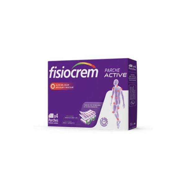 FISIOCREM PARCHE ACTIVE 4 UNIDADES
