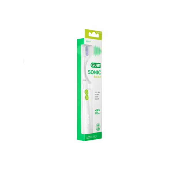 CEPILLO DENTAL SONICO GUM SONIC DAILY 1 UNIDAD COLOR BLANCO