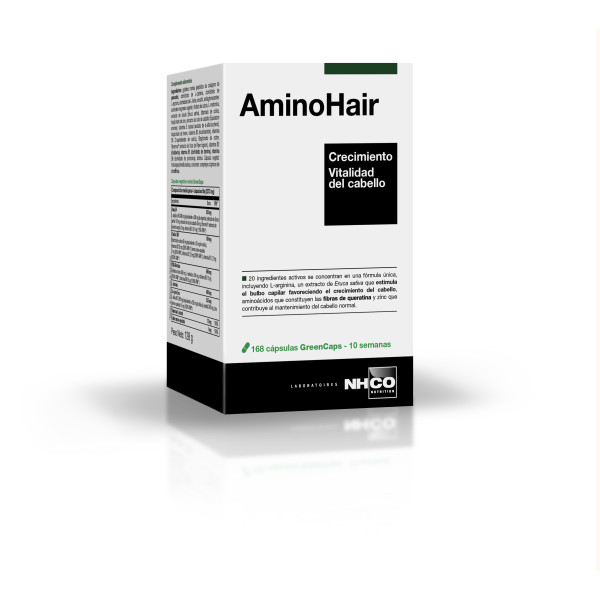 NHCO- AMINOHAIR - Crecimiento y vitalidad del cabello - 168 cápsulas ( Programa 10 semanas)