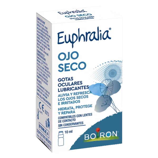 EUPHRALIA OJO SECO GOTAS OCULARES LUBRICANTE 1 FRASCO 10 ML