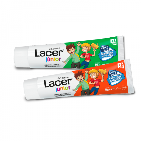 LACER JUNIOR GEL DENTAL DE FRESA 75 ml