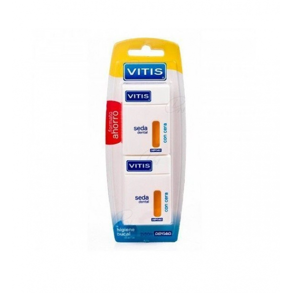 VITIS SEDA DENTAL CON CERA DUPLO 50 M 2 UDS