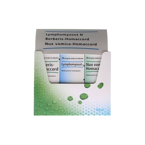 Heel Terapia Detoxific Lymphomyosot, Berberis y Nux Vomica | 3 X 30 ML