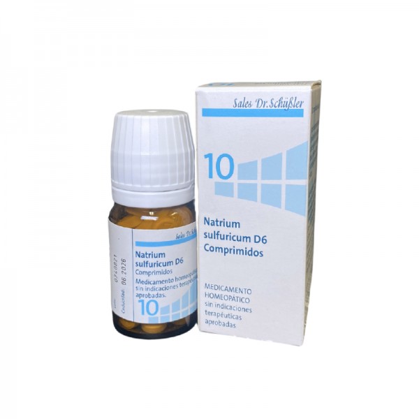 Dr. Schüssler Sal Nº10 Natrium Sulfuricum D6 | 80 Comprimidos