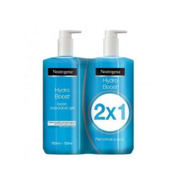 NEUTROGENA HYDRO BOOST LOCION CORPORAL HIDRATANTE GEL 2 ENVASES 750 ML