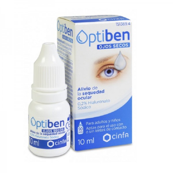 OPTIBEN OJOS SECOS GOTAS 1 FRASCO 15 ML