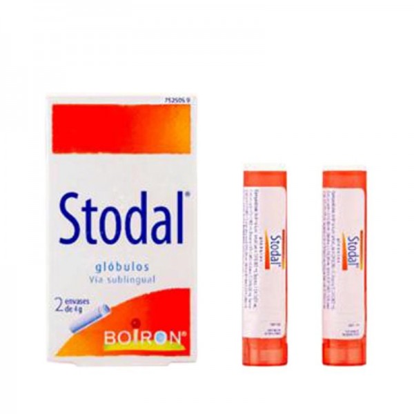 Stodal 2 tubos glóbulos Boiron | Alivio de la tos seca y productiva
