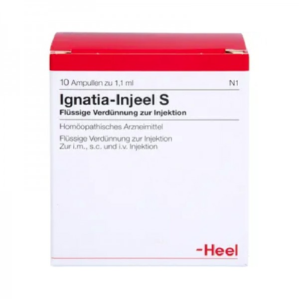 Heel Ignatia Injeel | 10 Ampollas