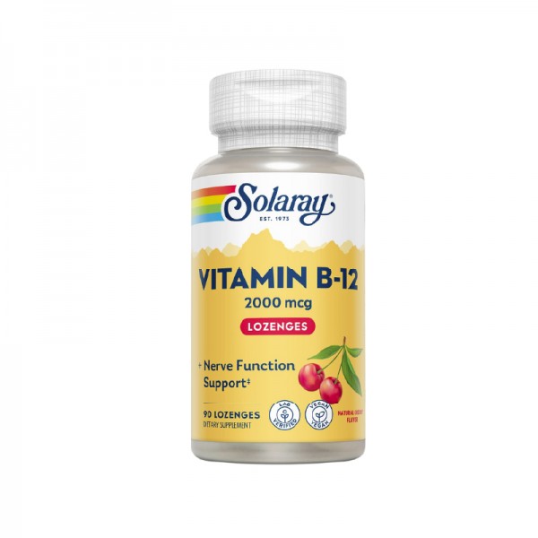 SOLARAY VITAMINA B12 2000 MCG 90 COMP.