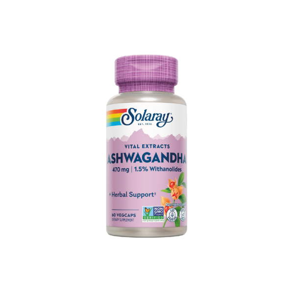 Ashwagandha 470 mg Solaray | Estrés y Equilibrio