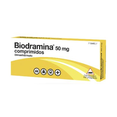 BIODRAMINA 50 MG 12 COMPRIMIDOS