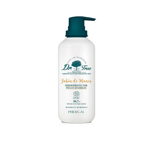 DR. TREE JABON DE MANOS DERMOPROTECTOR PIELES SENSIBLES 1 ENVASE 400 ML