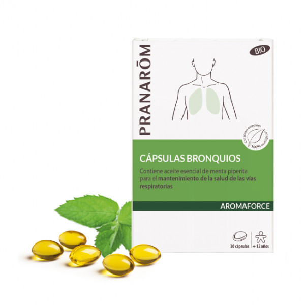 PRANAROM  AROMAFORCE CAPSULAS BRONQUIOS BIO 30 CAPSULAS